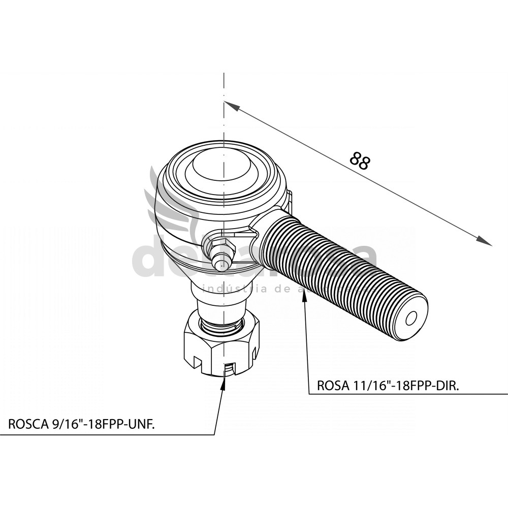 P1205B Terminal de direção