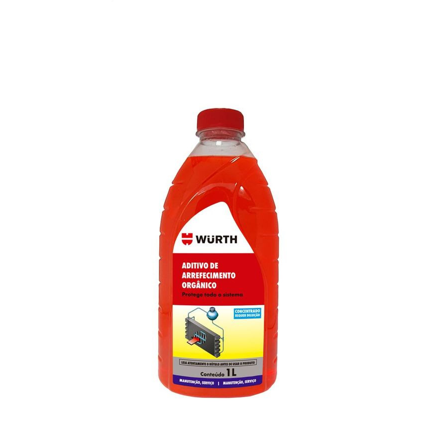 Wurth Aditivo de arrefecimento orgânico concentrado 1L